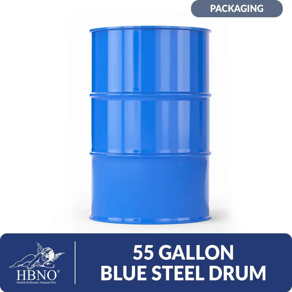 55 Gallon Blue Steel Drum