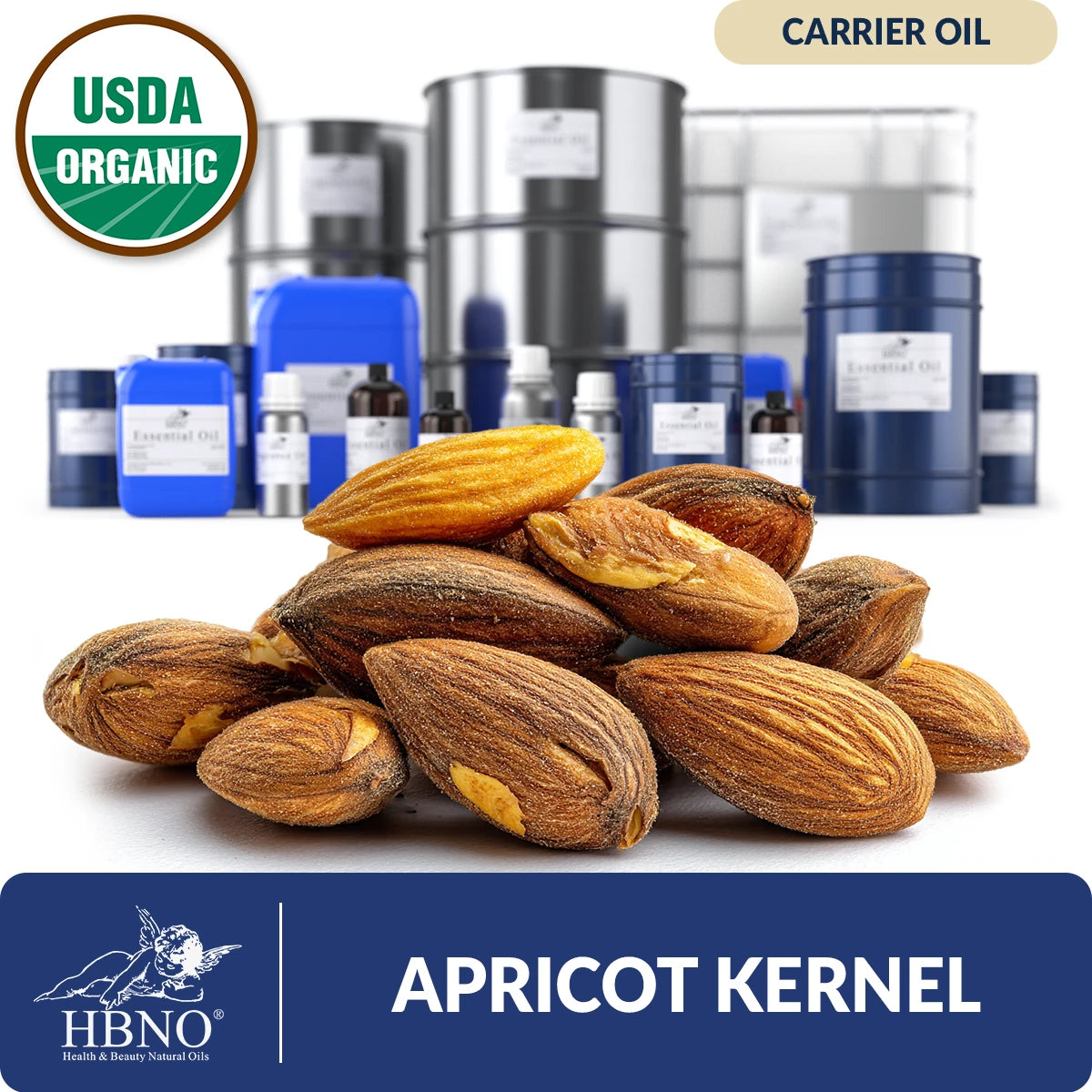Organic Apricot Kernel Carrier Oil