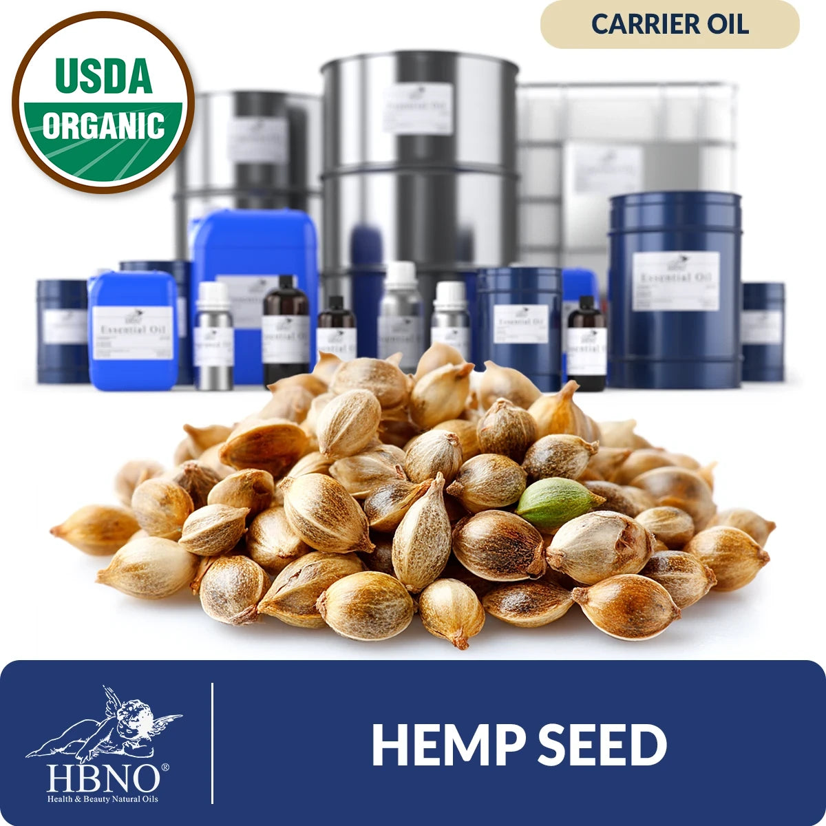 Organic Hemp Seed Carrier Oil