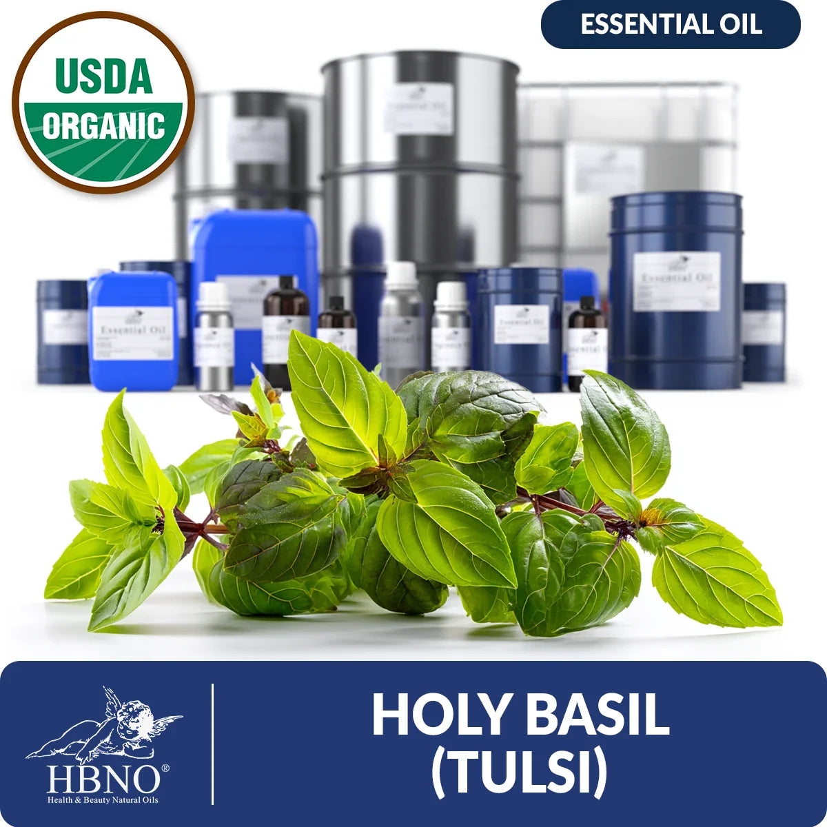 Organic Holy Basil Tulsi Essential Oil