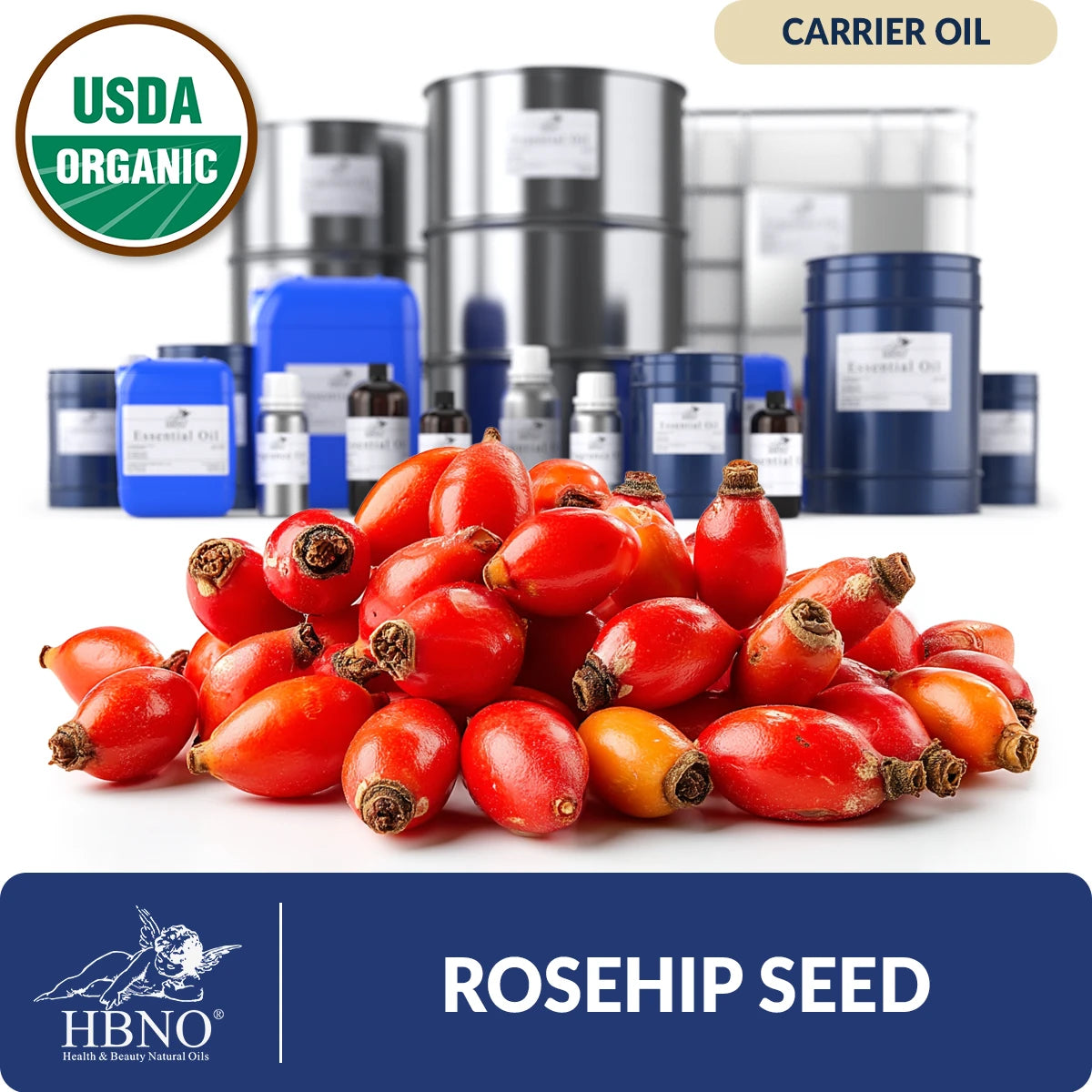 Organic Rosehip Seed Carrier Oil