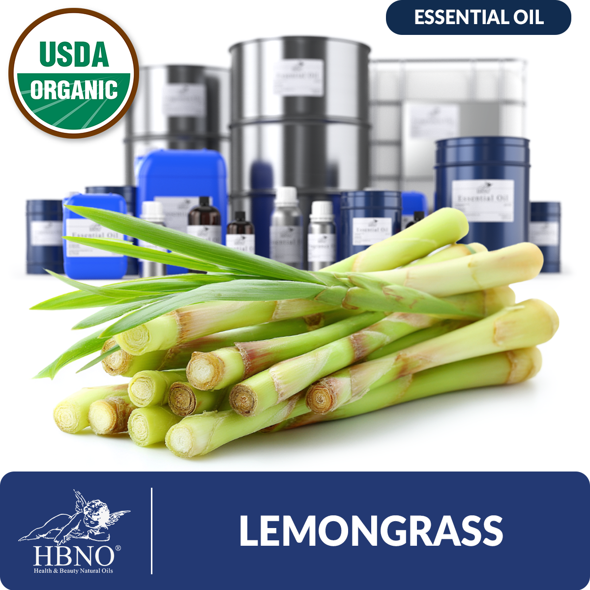 Organic Lemongrass Essential Oil