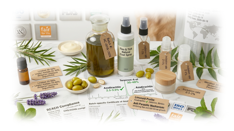 Neem Oil Bulk Supplier for Pet Care and Flea Treatment Product Manufacturers