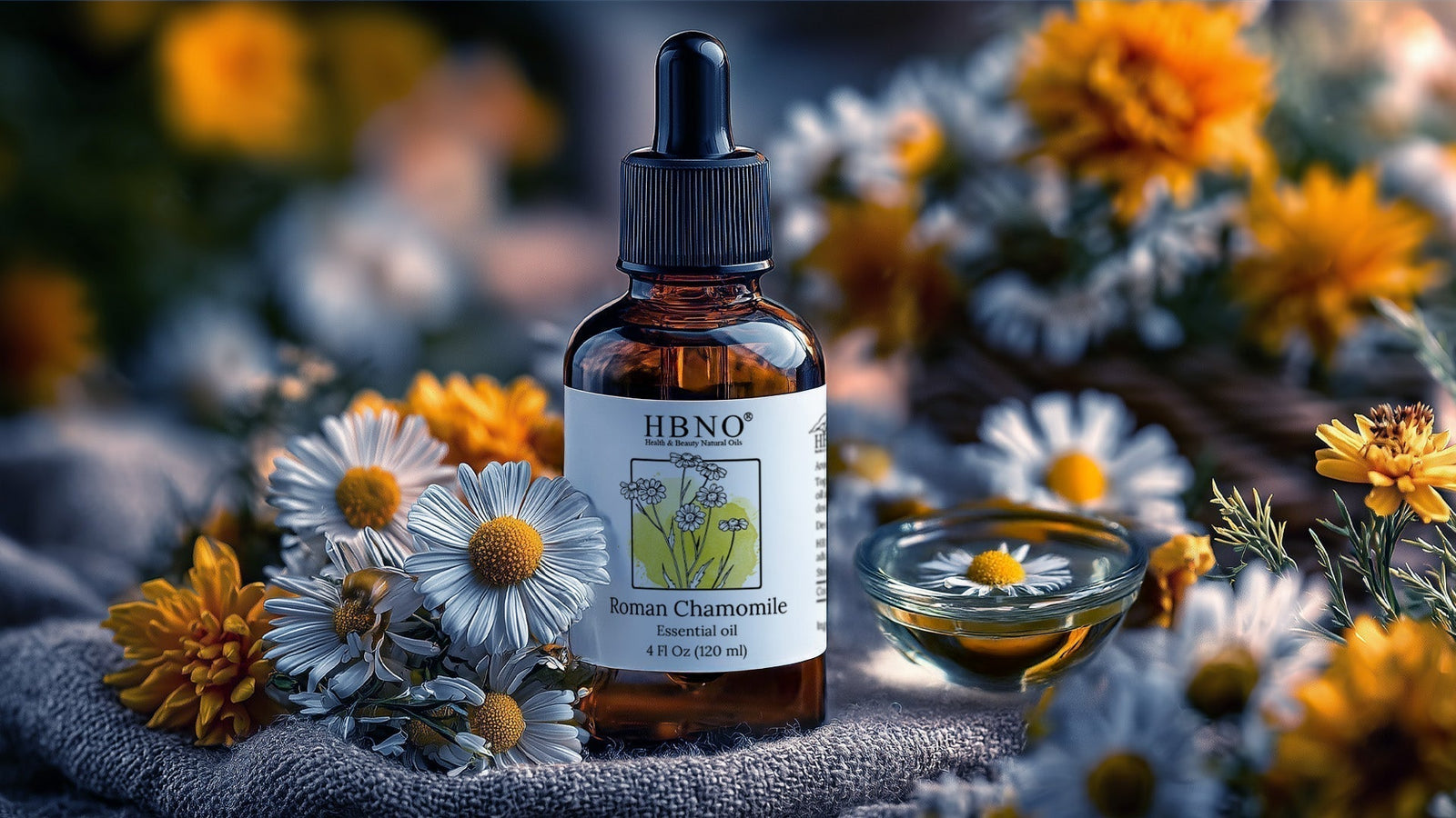 Chamomile Oils Compared: Roman vs. German