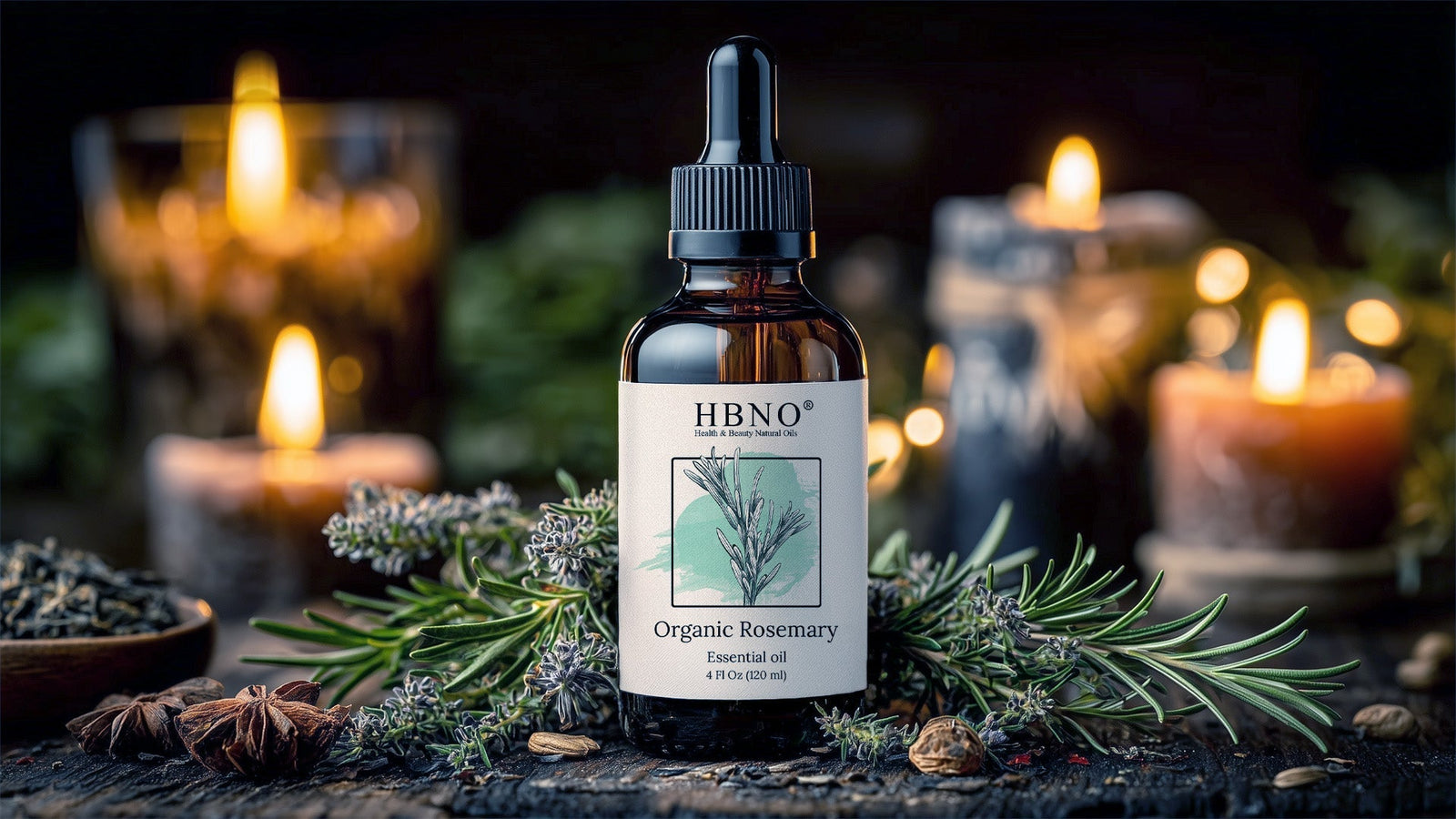 How Rosemary Essential Oil Enhances Scented Candles