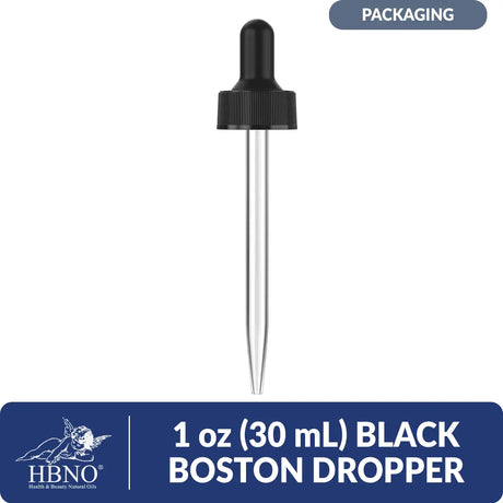 1 oz (30 ml) Black Boston Dropper
