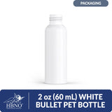 2 oz (60 ml) White Bullet PET Bottle