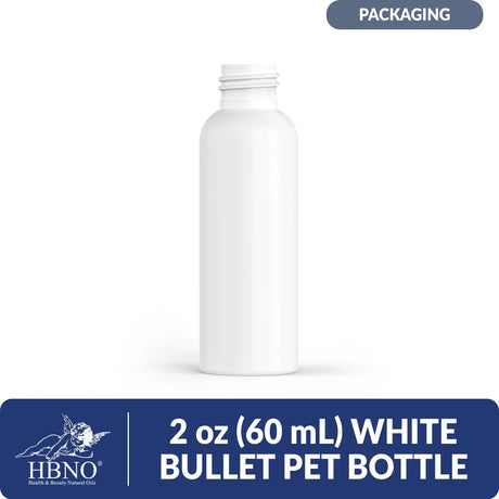 2 oz (60 ml) White Bullet PET Bottle