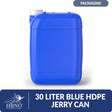 30 Liter Blue HDPE Jerry Can