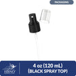 4 oz (120 ml) Black Spray Top