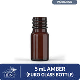 5 ml Amber Euro Glass Bottle