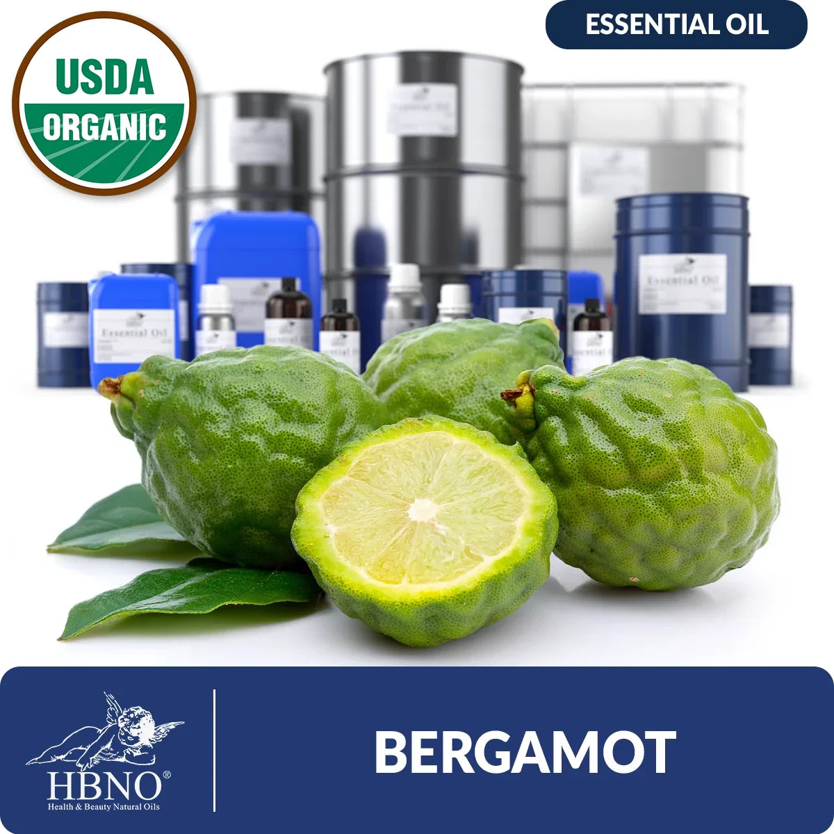 Organic Bergamot Essential Oil (Cold Pressed)