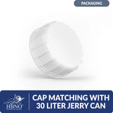 Cap Matching with 30 liter jerry can