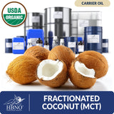 Organic Fractionated Coconut (MCT) Carrier Oil