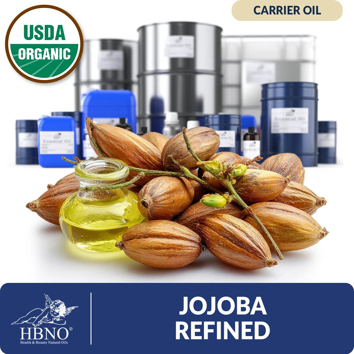 Organic Jojoba Carrier Oil – Refined