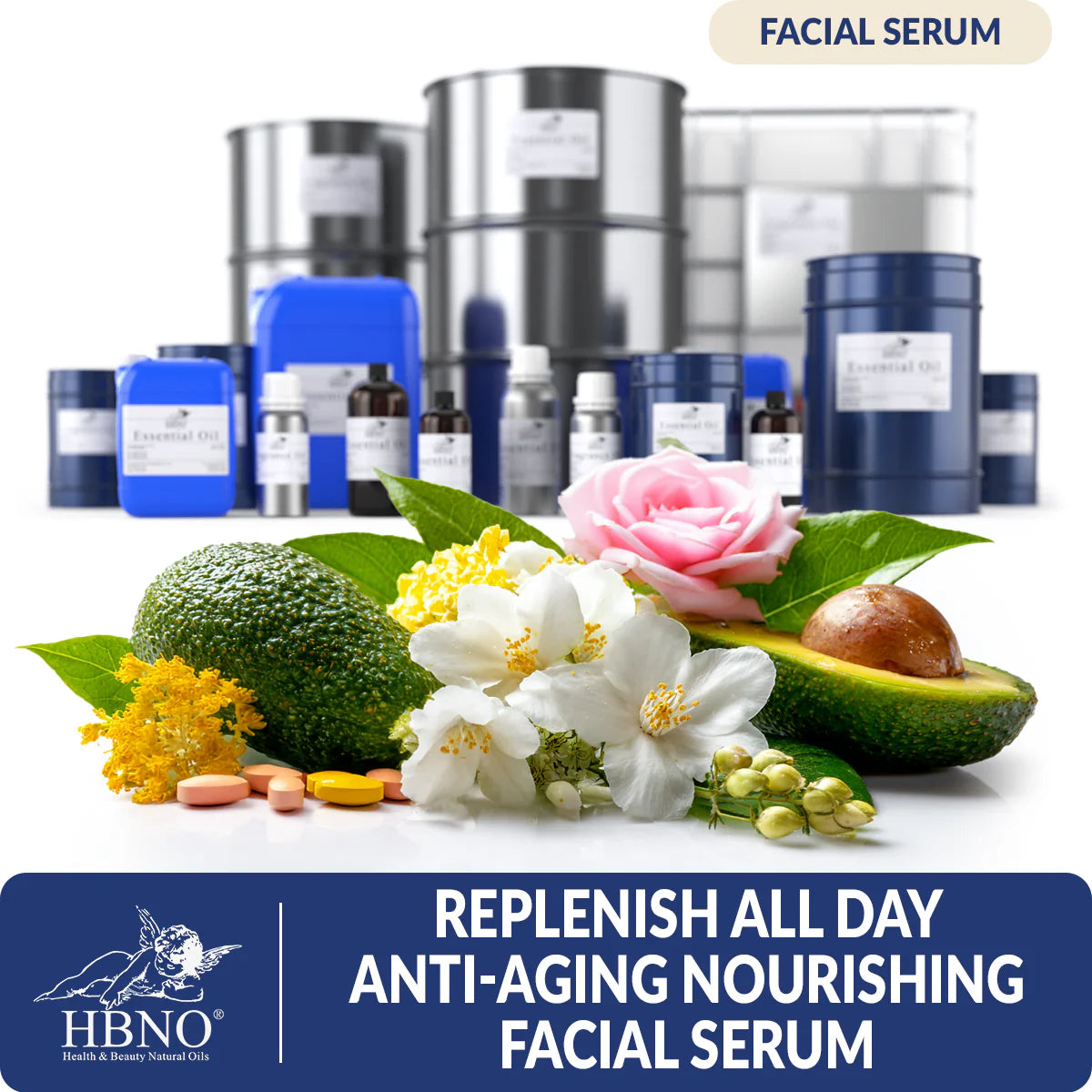 Replenish All Day Anti-Aging Nourishing Facial Serum